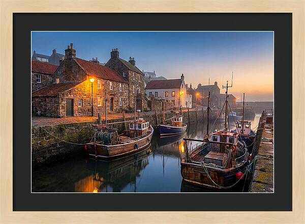 Old Stone Fishing Village Harbor