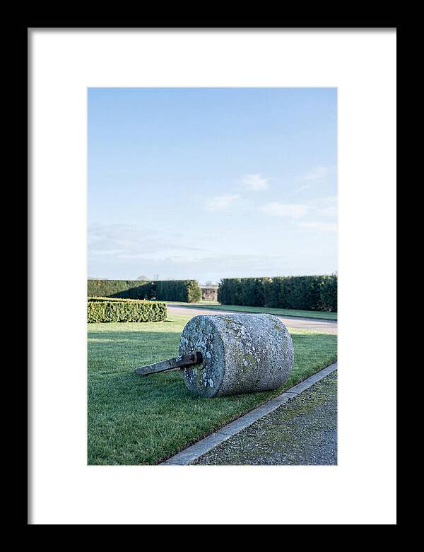 Old Stone Garden Roller