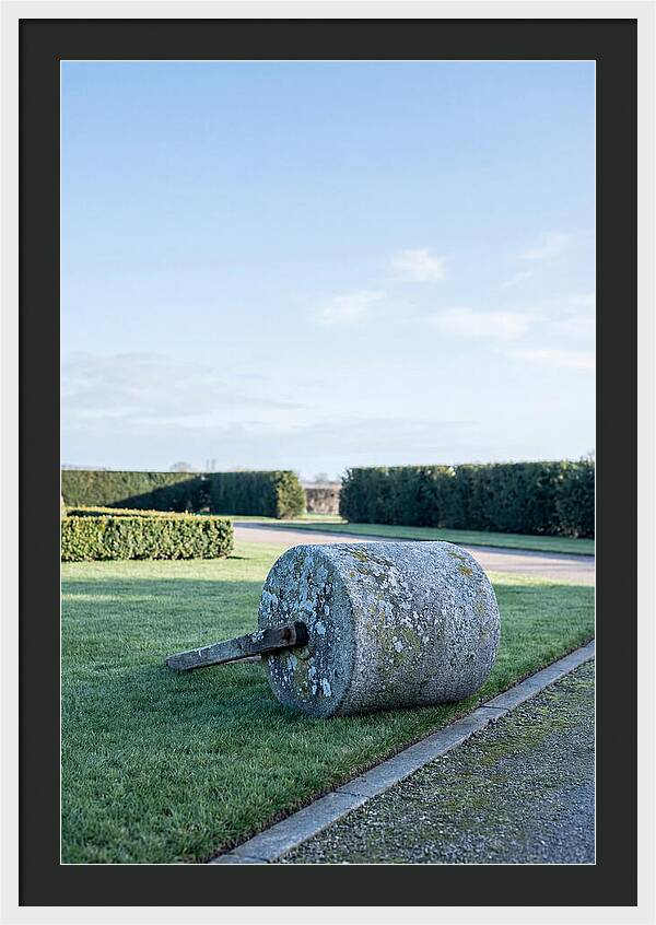 Old Stone Garden Roller