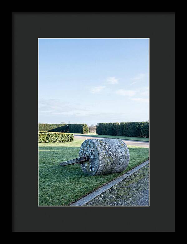 Old Stone Garden Roller