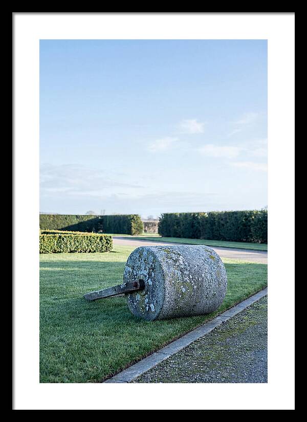Old Stone Garden Roller