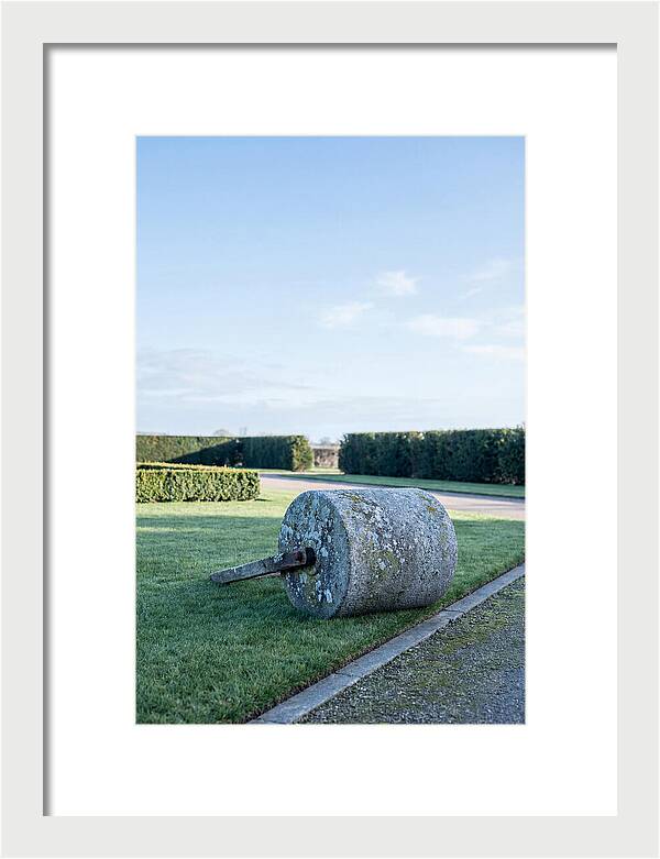 Old Stone Garden Roller
