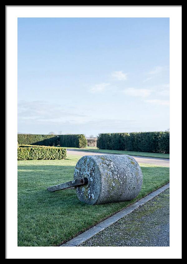 Old Stone Garden Roller