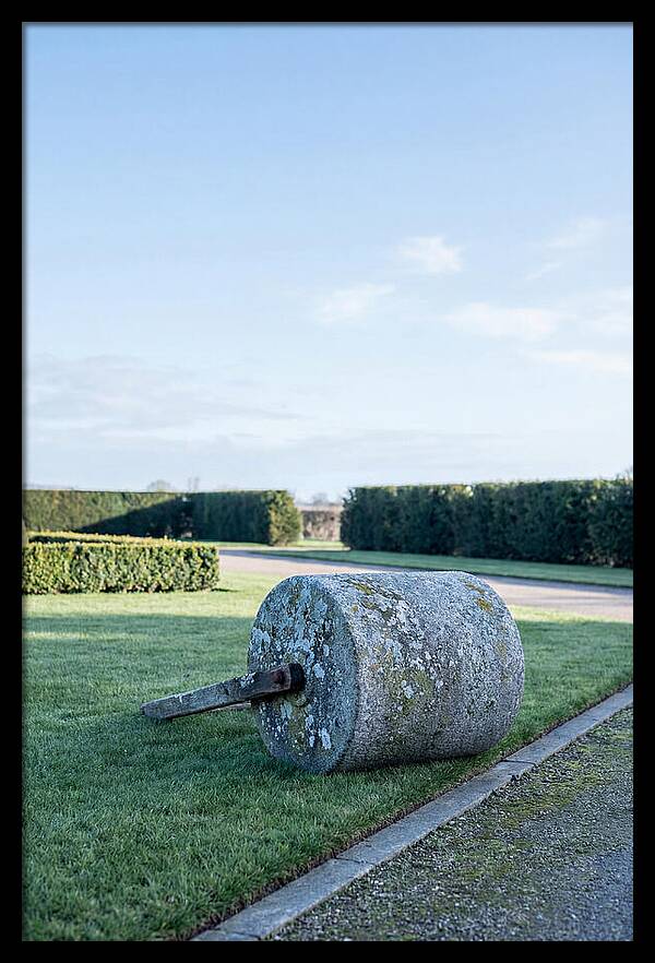 Old Stone Garden Roller