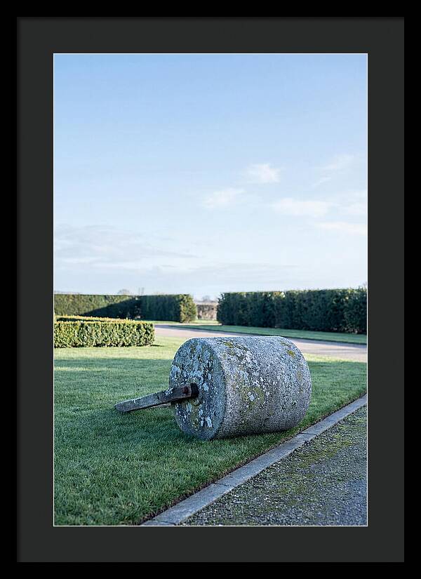 Old Stone Garden Roller