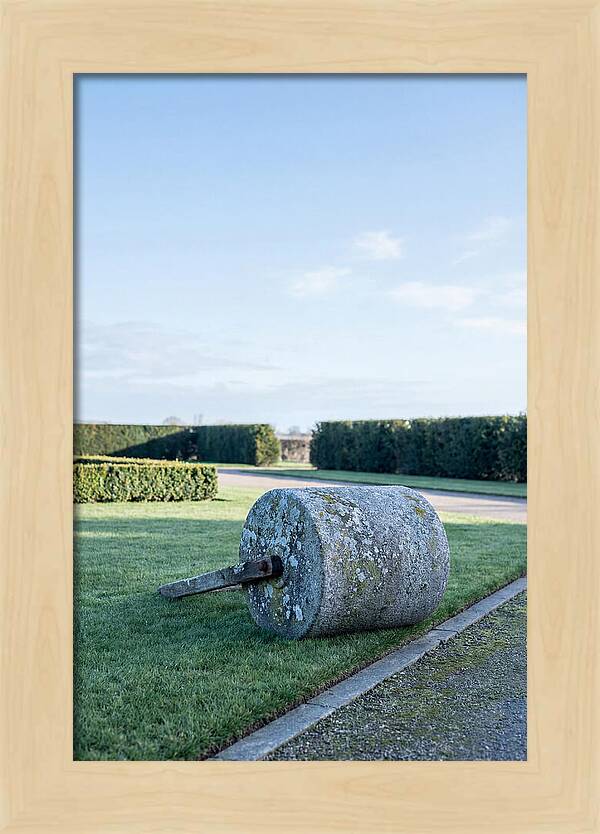 Old Stone Garden Roller