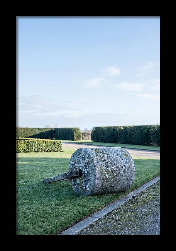 Old Stone Garden Roller