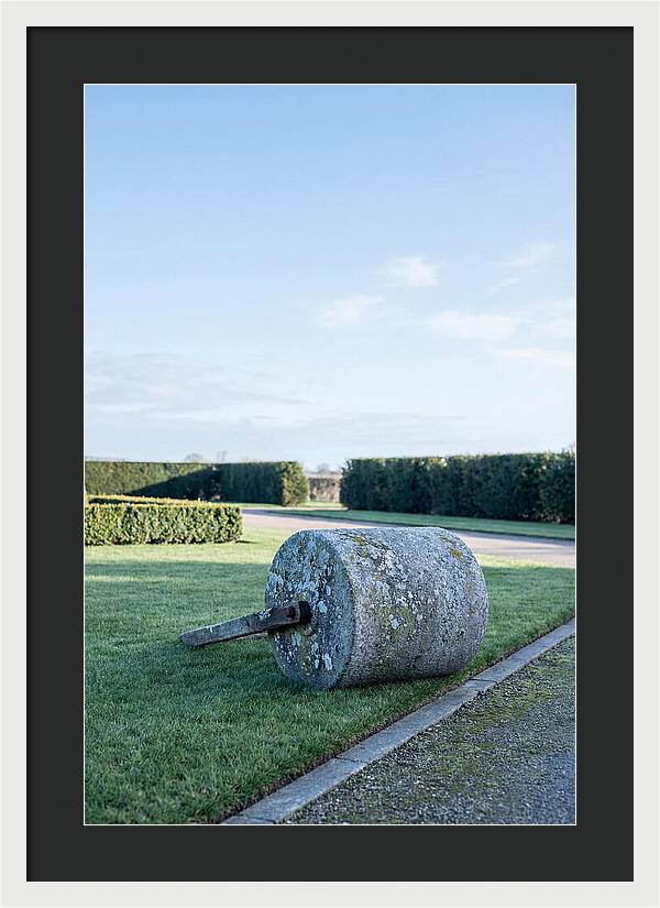 Old Stone Garden Roller