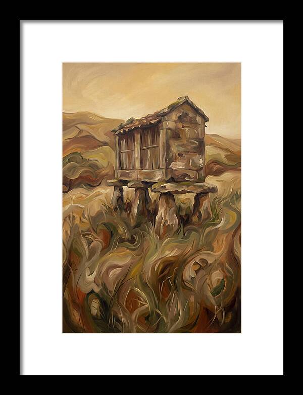 Old Stone Granary On Staddle Stones