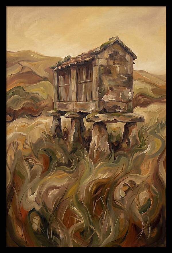 Old Stone Granary On Staddle Stones