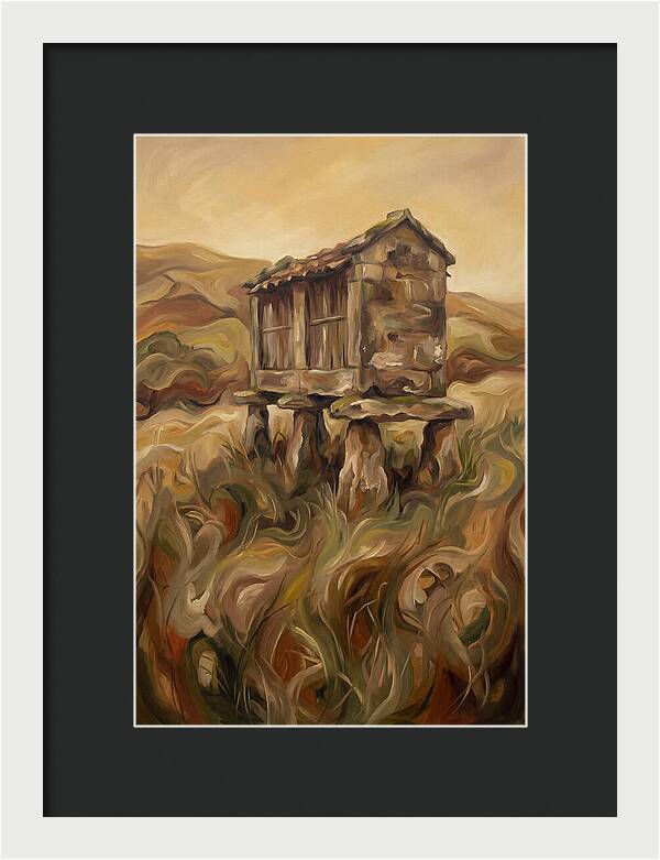 Old Stone Granary On Staddle Stones