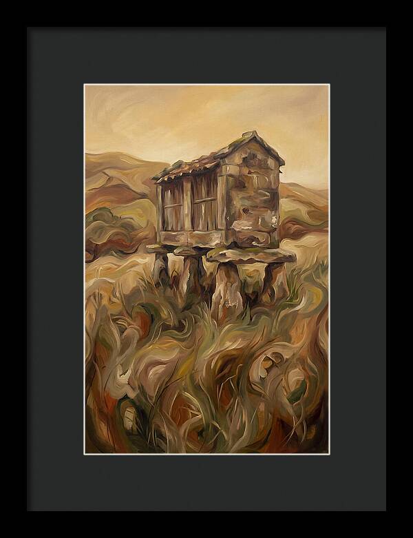 Old Stone Granary On Staddle Stones