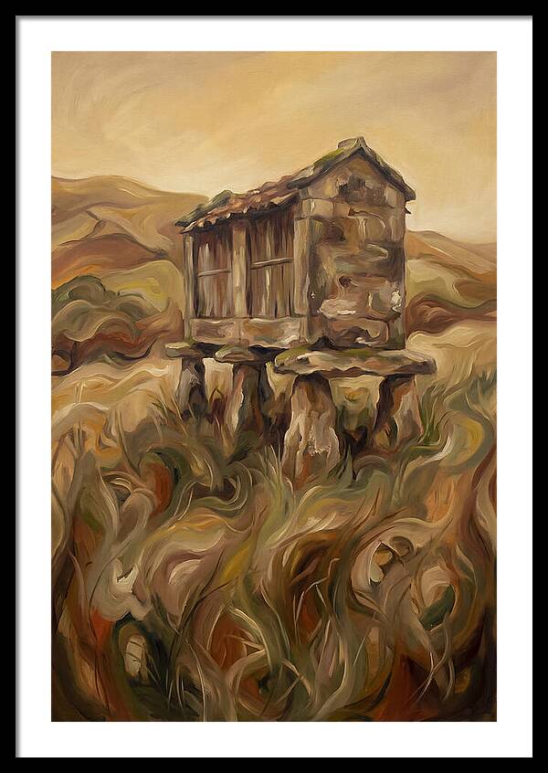 Old Stone Granary On Staddle Stones