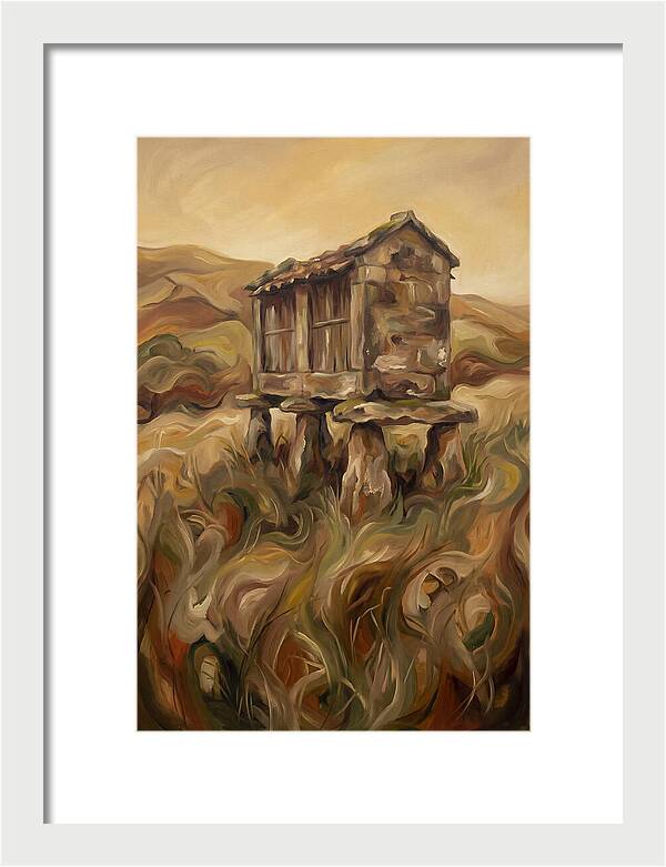 Old Stone Granary On Staddle Stones