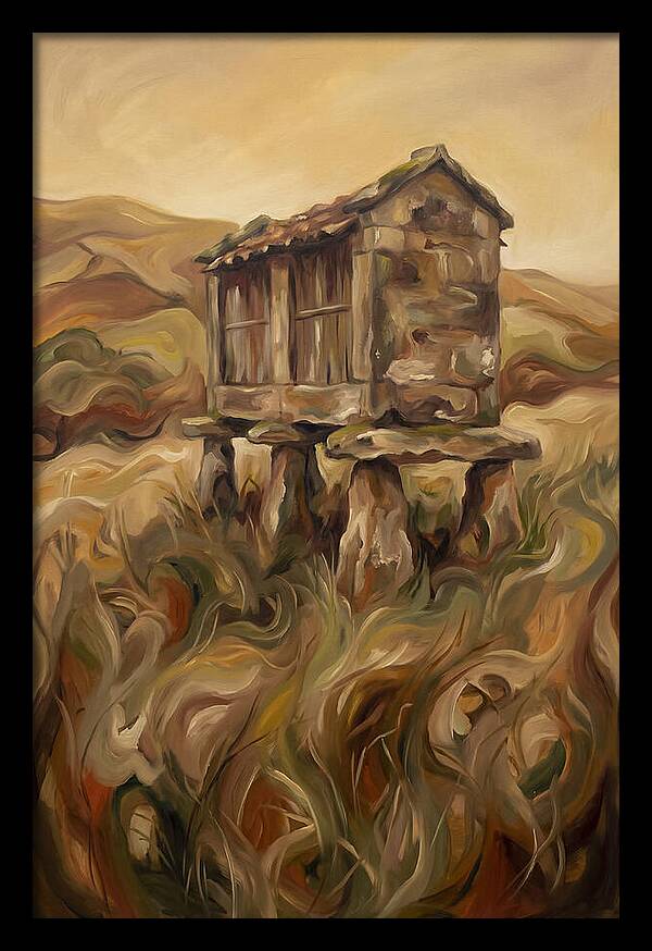 Old Stone Granary On Staddle Stones