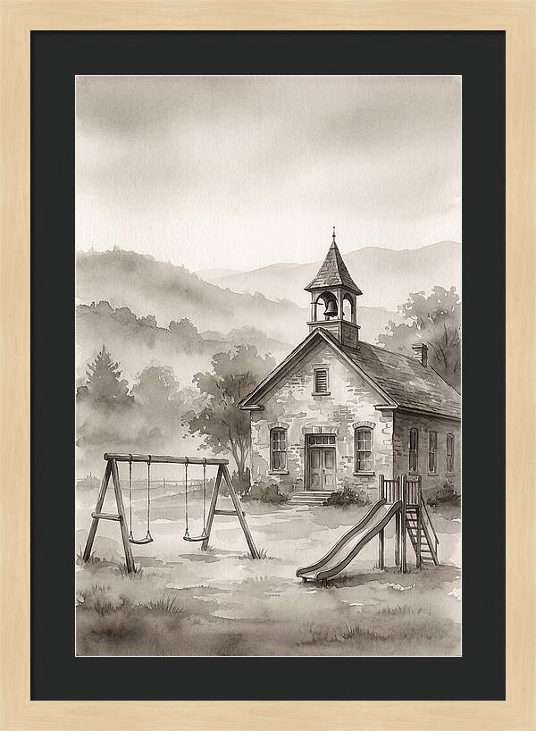 Old Stone Schoolhouse Serenity