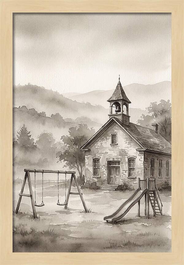 Old Stone Schoolhouse Serenity