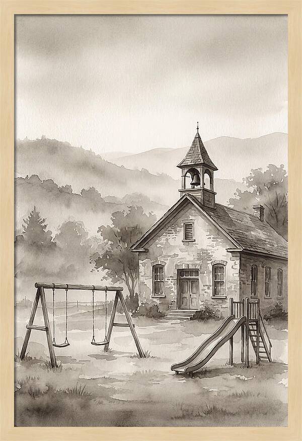 Old Stone Schoolhouse Serenity