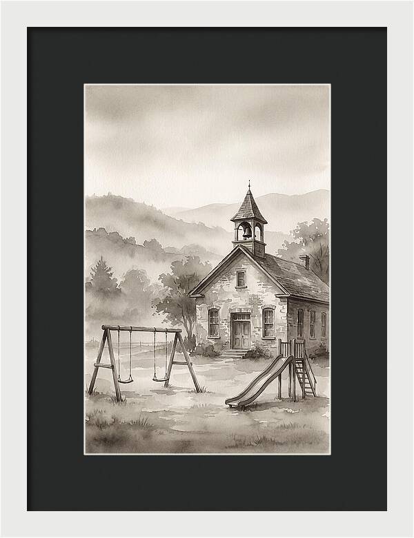Old Stone Schoolhouse Serenity