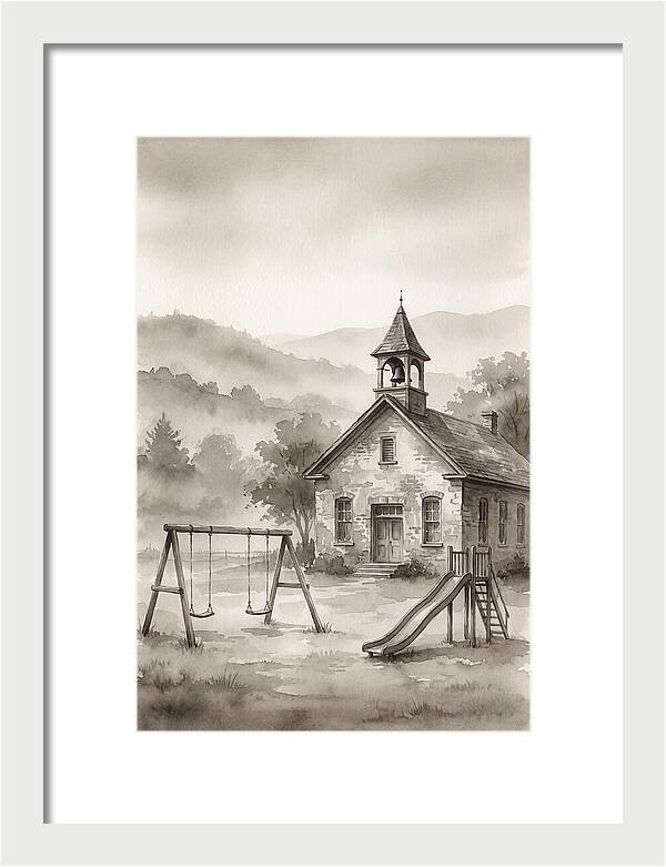 Old Stone Schoolhouse Serenity
