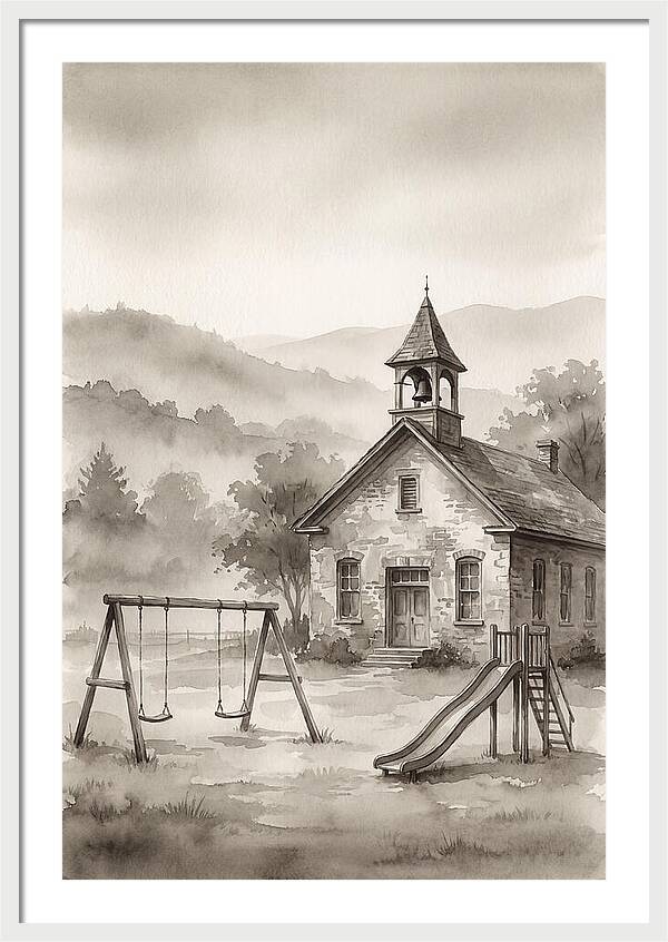 Old Stone Schoolhouse Serenity