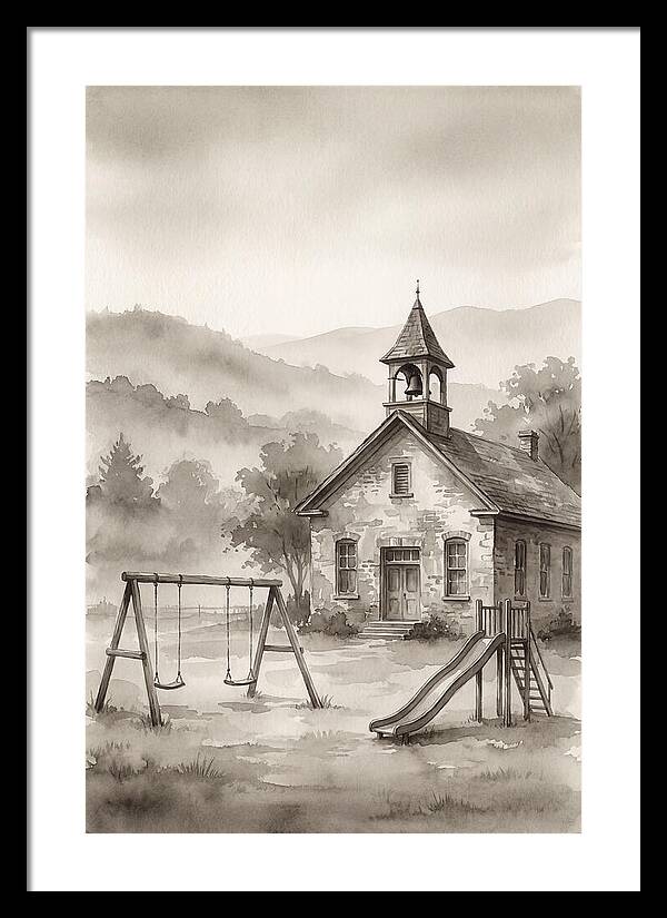 Old Stone Schoolhouse Serenity