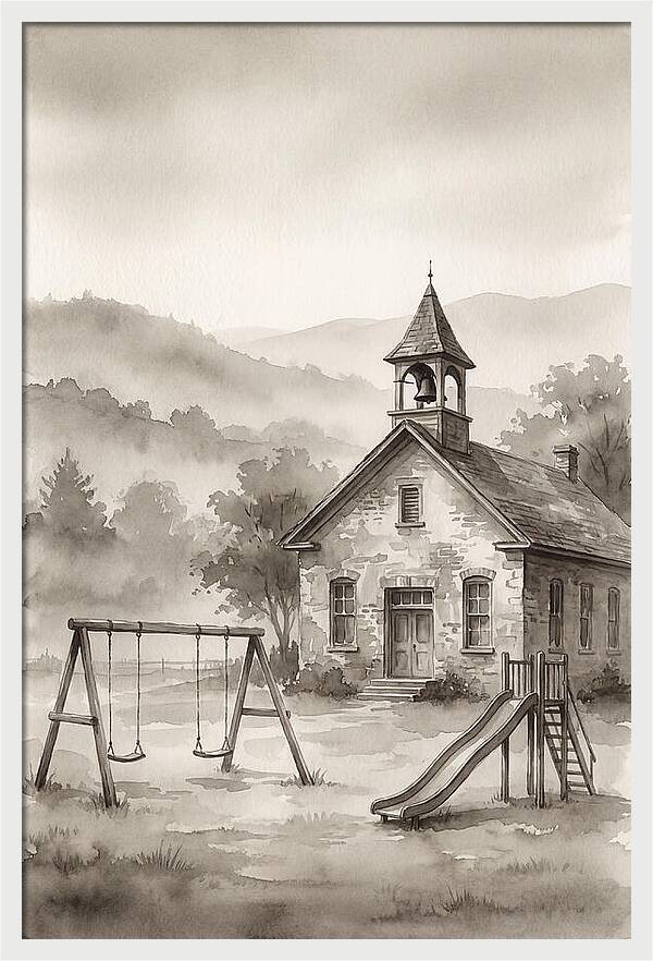 Old Stone Schoolhouse Serenity