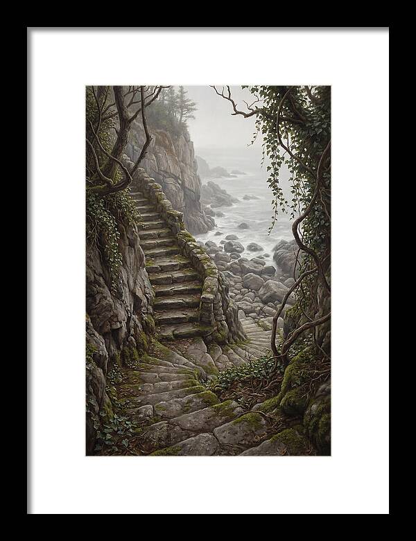 Old Stone Steps To The Sea