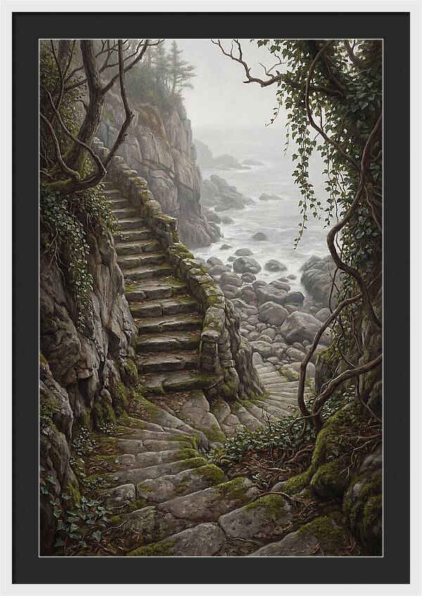 Old Stone Steps To The Sea