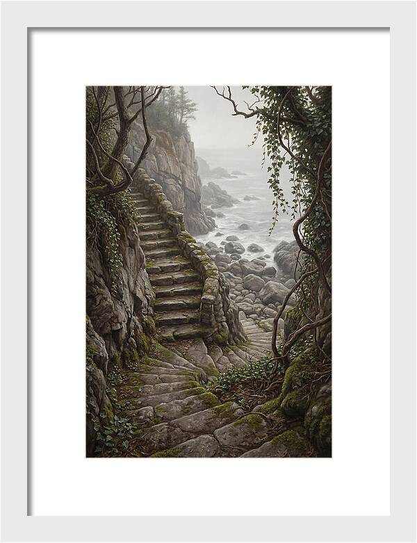 Old Stone Steps To The Sea