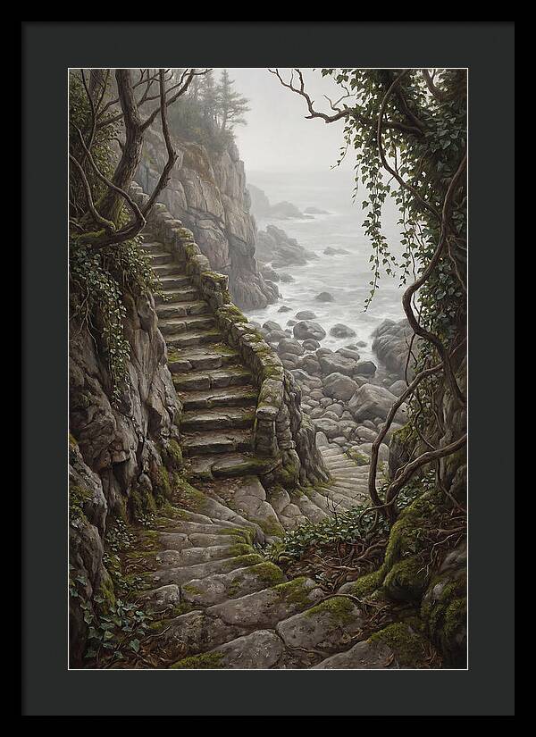 Old Stone Steps To The Sea