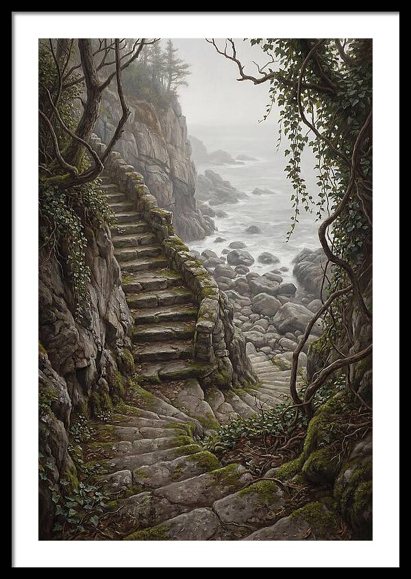 Old Stone Steps To The Sea