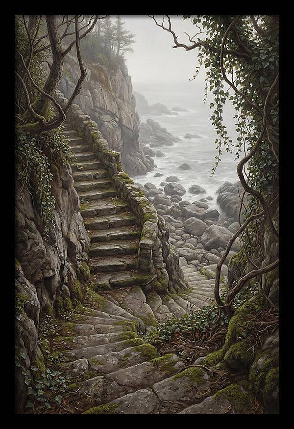 Old Stone Steps To The Sea