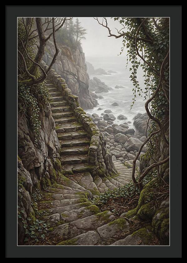 Old Stone Steps To The Sea