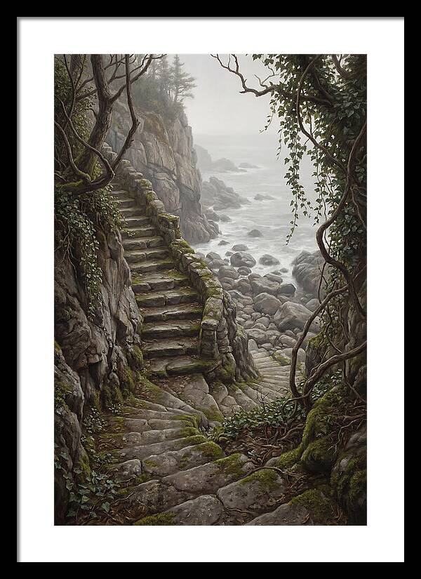 Old Stone Steps To The Sea