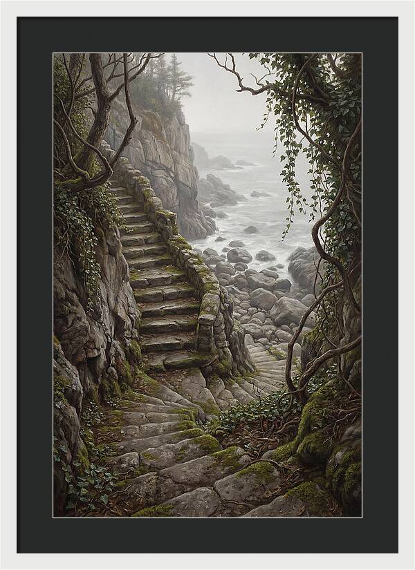 Old Stone Steps To The Sea