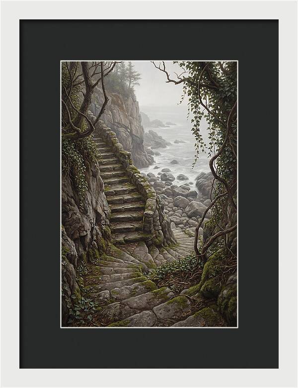Old Stone Steps To The Sea