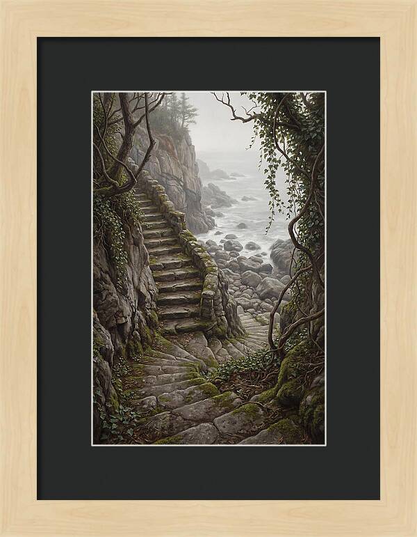 Old Stone Steps To The Sea