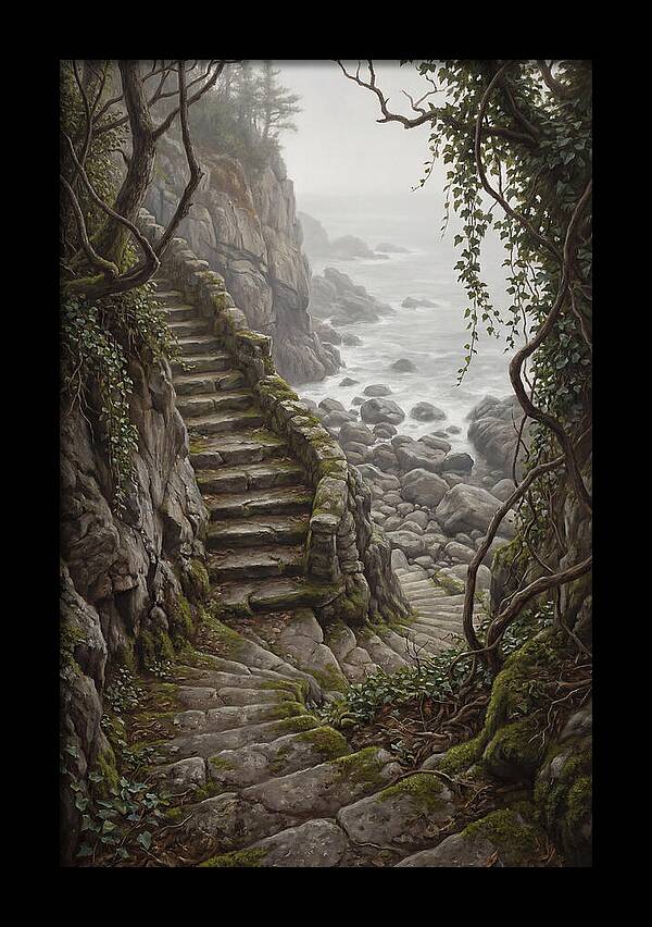 Old Stone Steps To The Sea