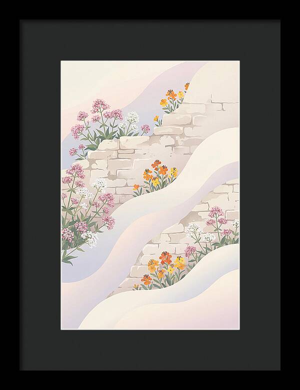 Old Stone Wall Blooms