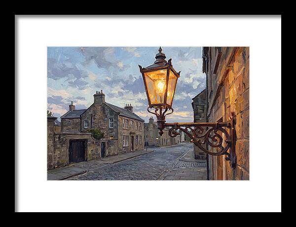 Old Street Lamp At Dusk