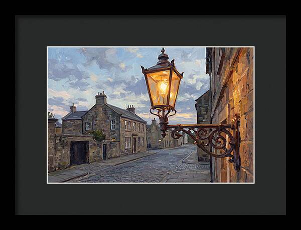 Old Street Lamp At Dusk