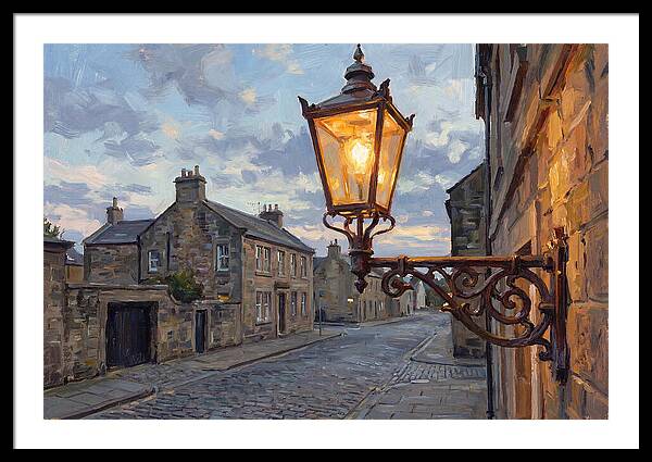 Old Street Lamp At Dusk