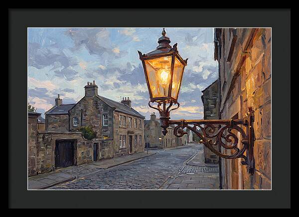 Old Street Lamp At Dusk