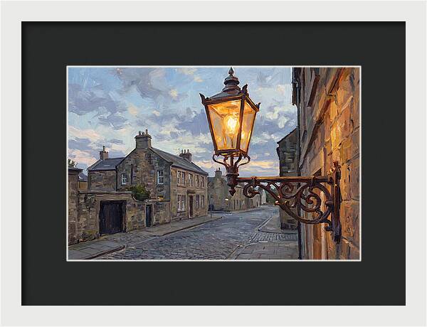 Old Street Lamp At Dusk
