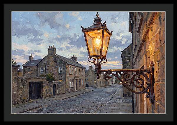 Old Street Lamp At Dusk