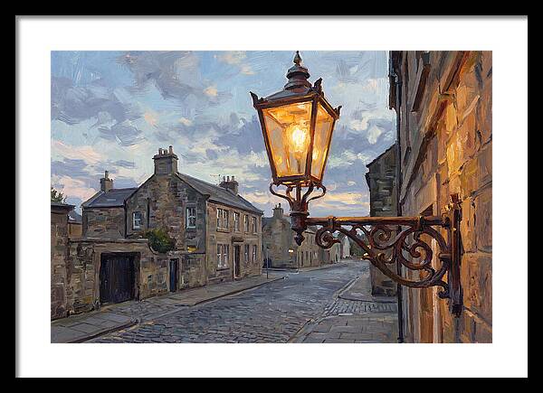 Old Street Lamp At Dusk
