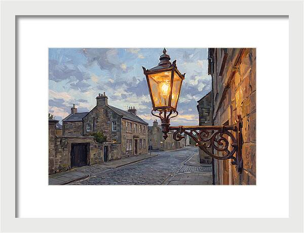Old Street Lamp At Dusk