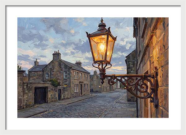 Old Street Lamp At Dusk