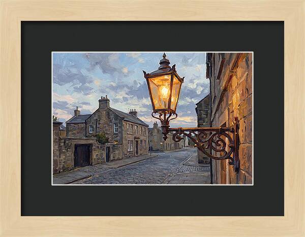 Old Street Lamp At Dusk